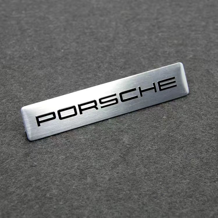 Alluminium Alloy Porsche Car Sticker Netby