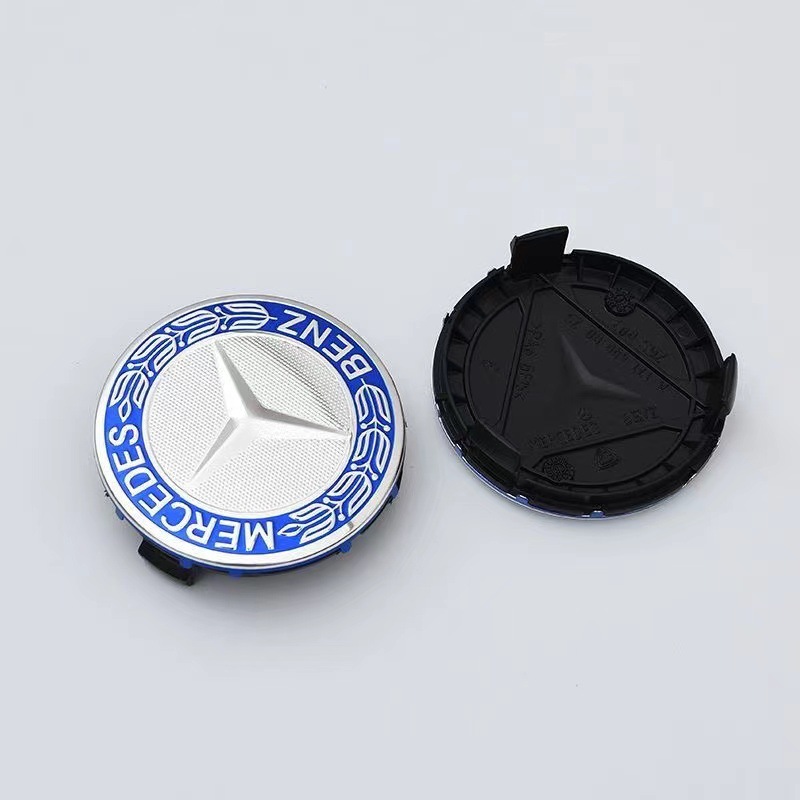 75mm ABS Car Wheel Hub Center Cover Emblem Badge for Mercedes Benz C180 C200 E260 E300 S350 ML350 Netby