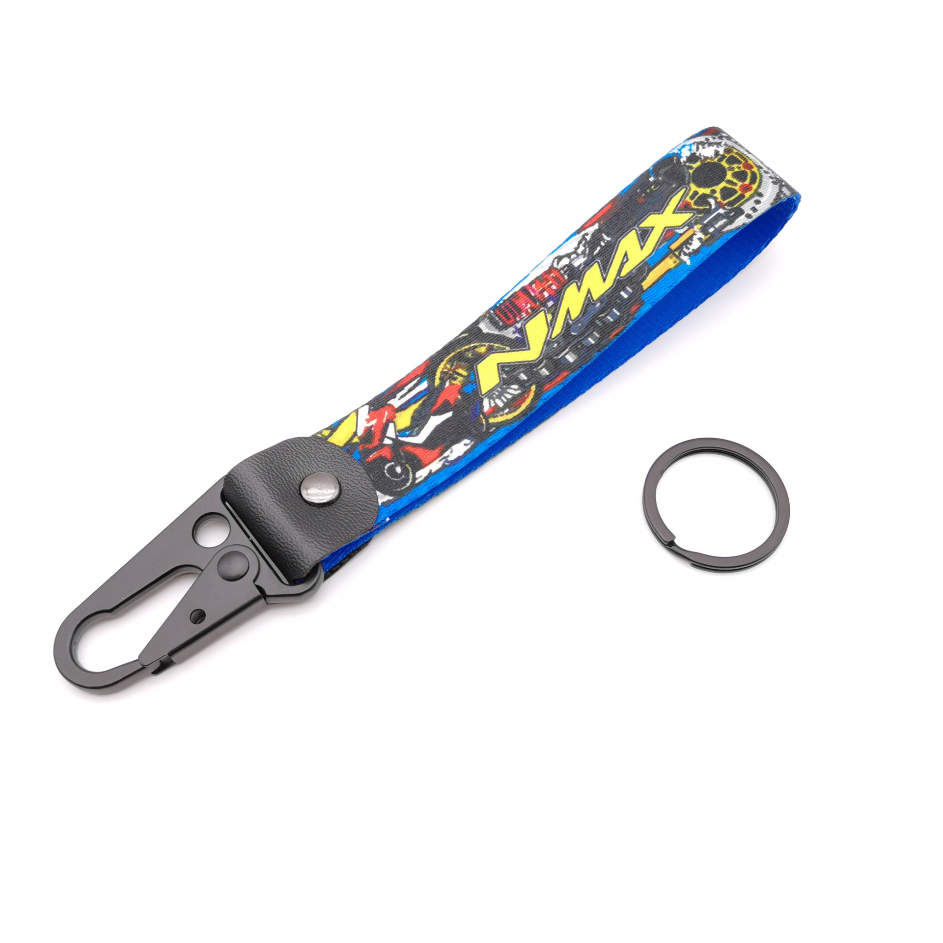 Motorbike Logo Emblem Bagde Eagle Buckle Wrist Strap Keychain Keyring Netby