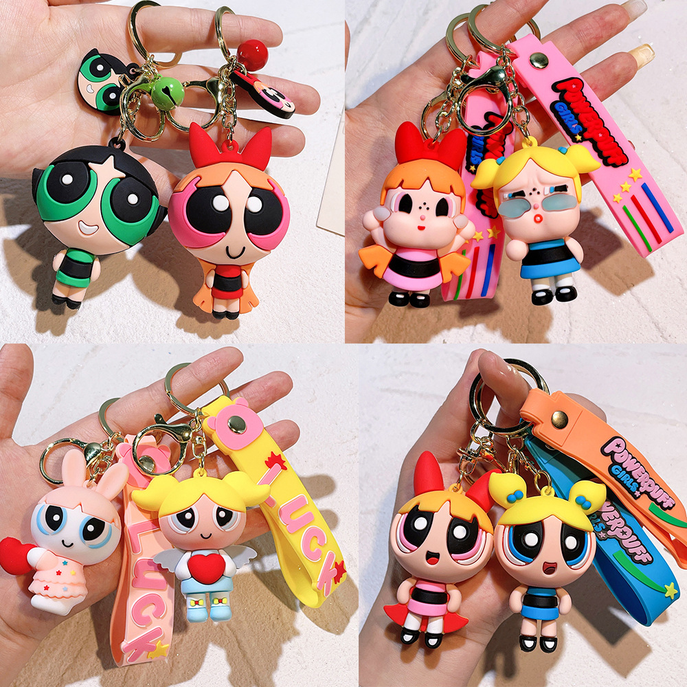 Animation The Powerpuff Girls Keychain Keyring Netby