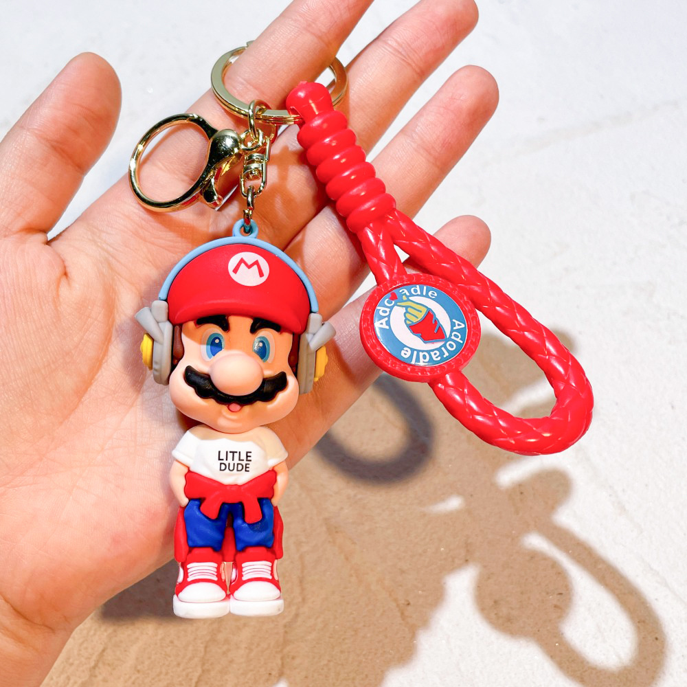 Video Game Super Mario Keychain Keyring Netby