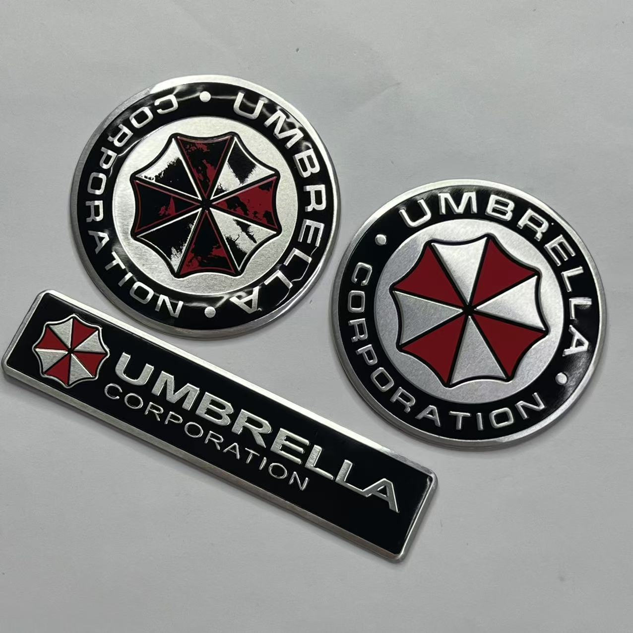 Aluminum Alloy Resident Evil Umbrella Car Sticker Netby