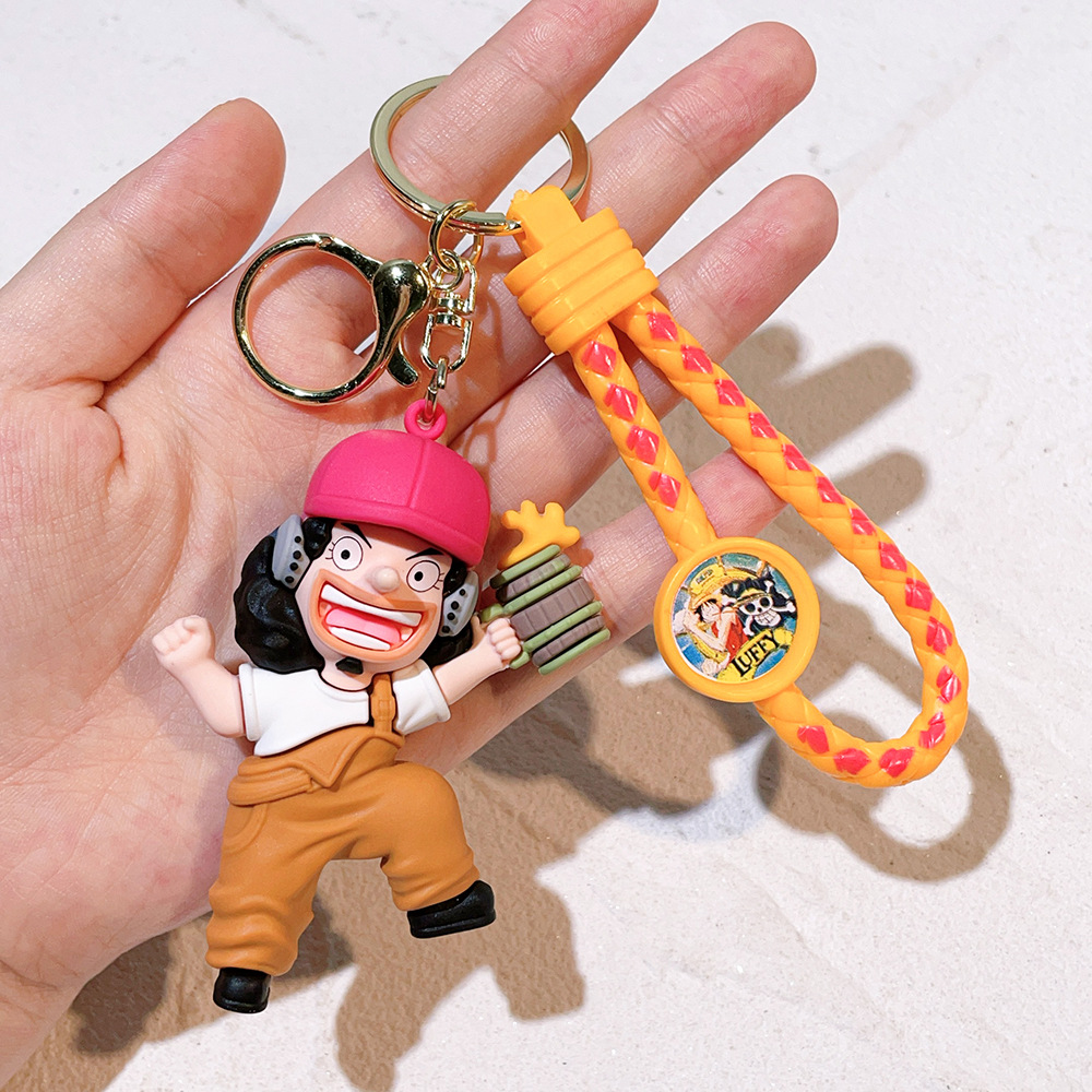 PVC Animation One Piece Keychain Keyring Netby