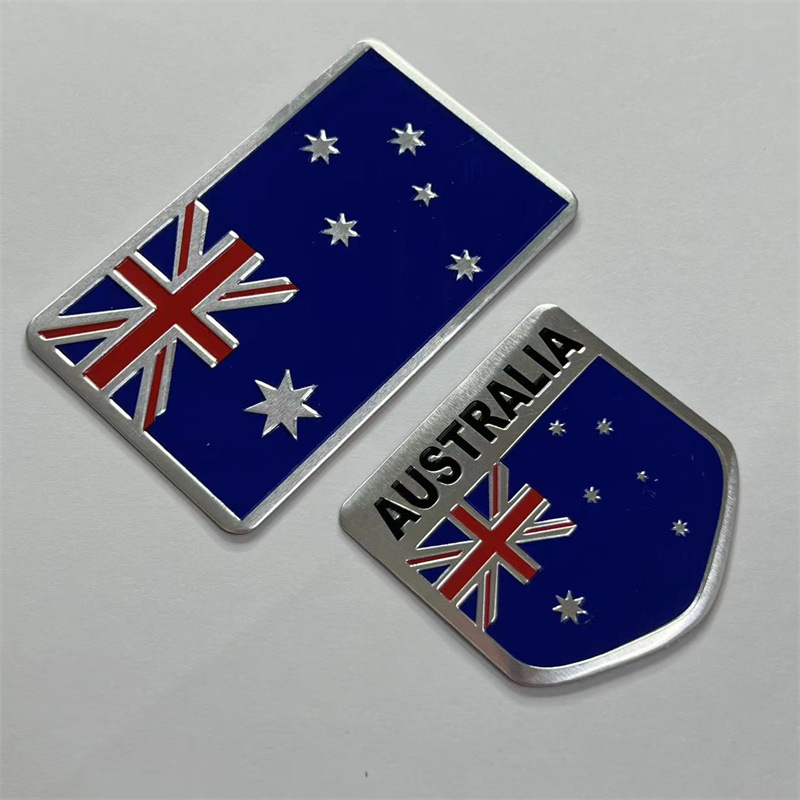 Alloy Astralian National Flag Car Sticker