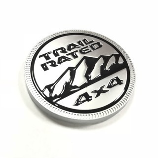 Metal Jeep TRAIL RATED 4X4 Car Emblem Badge Netby