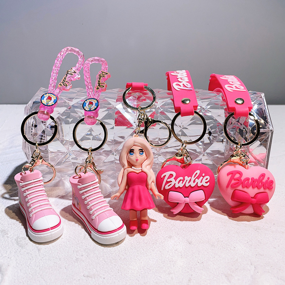 Animation Barbie Keychain Keyring Netby