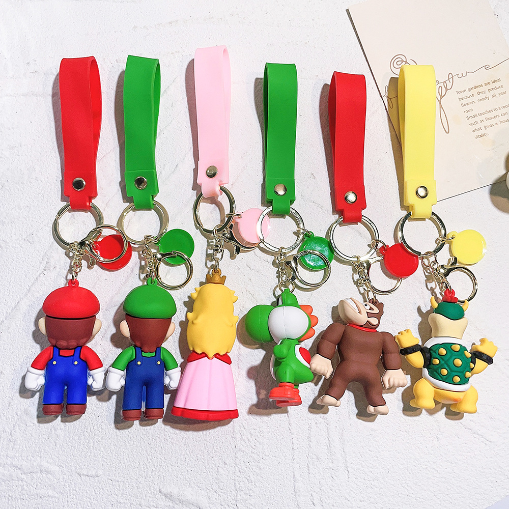 Video Game Super Mario Keychain Keyring Netby