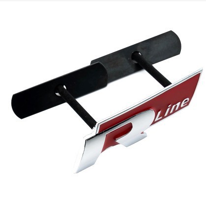 Metal R RLINE Car Grille Emblem Badge for Volkswagen VW Netby