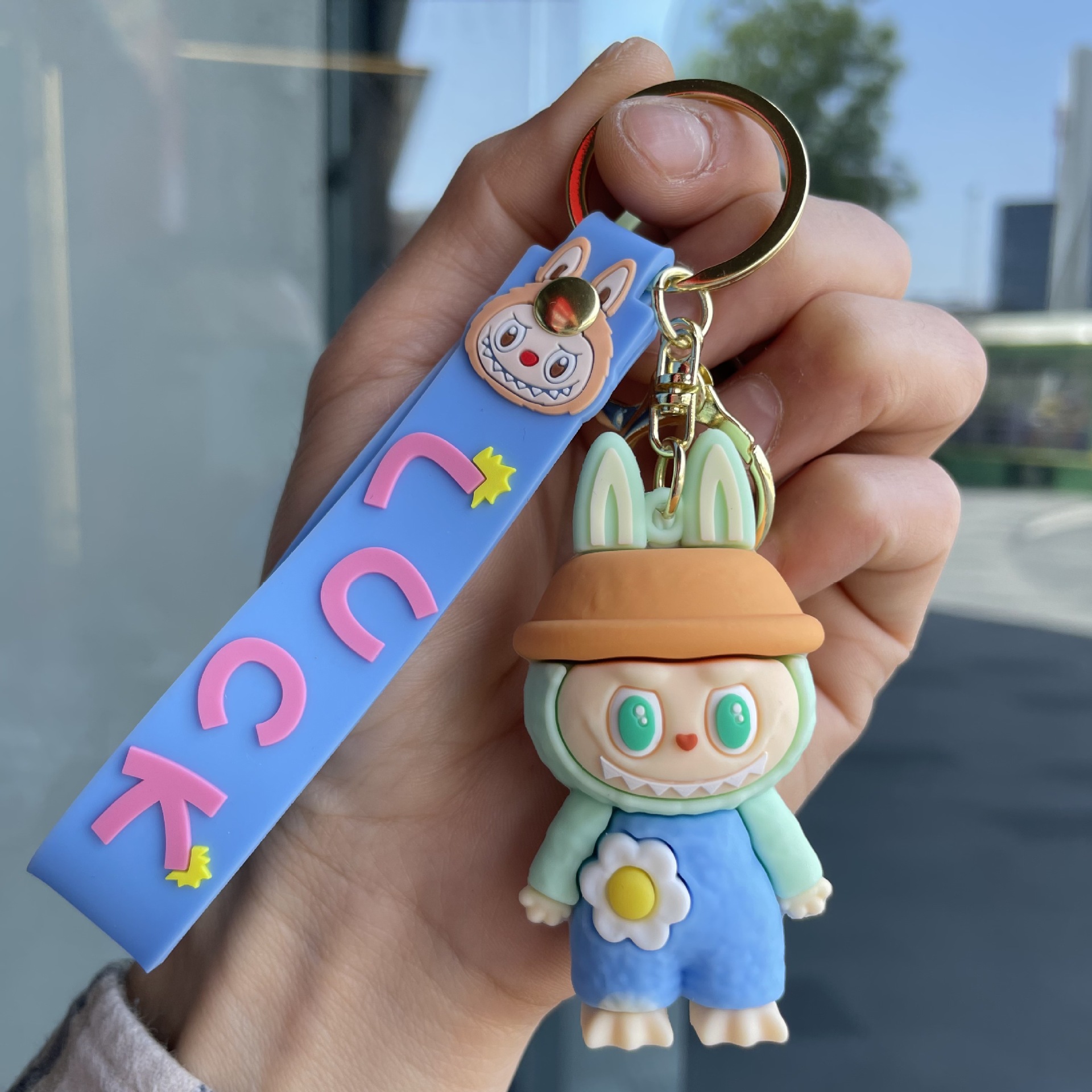 POPMART LABUBU Keychain Keyring Netby