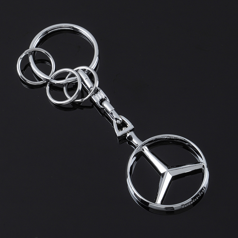 Metal 3D Car Logo Keychain Keyring Keyfob for Mercedes Benz Netby