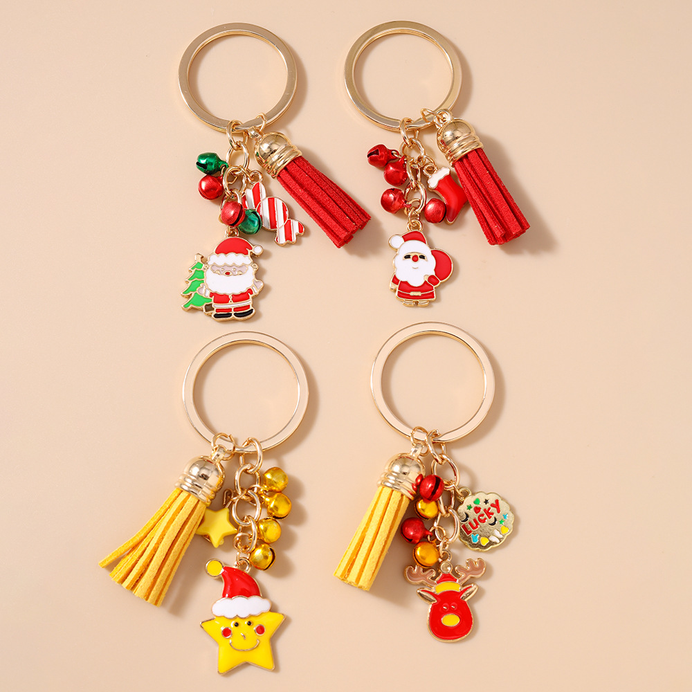 Tassel Festival Christmas Keychain Keyring Netby