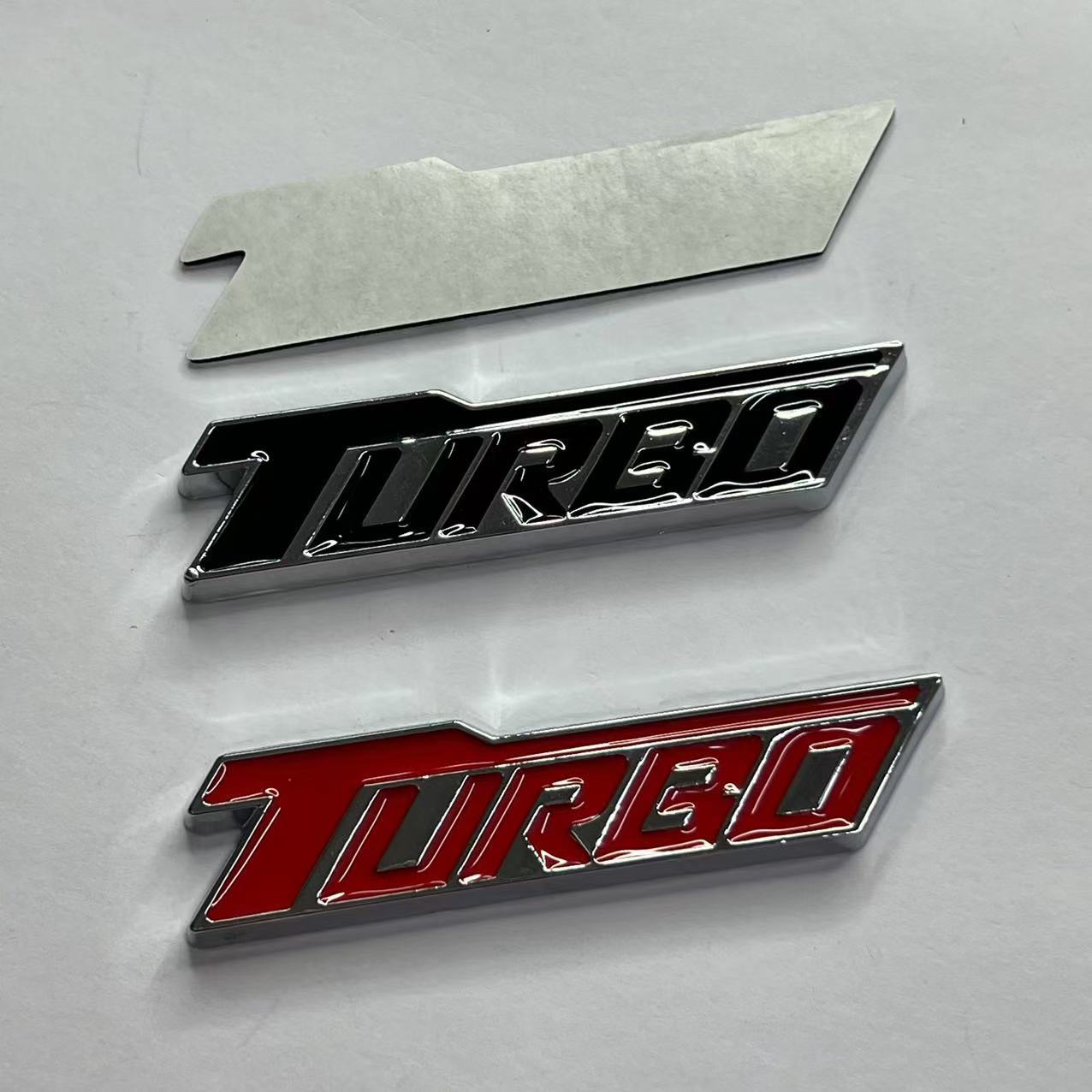 Metal TURBO Car Sticker Netby