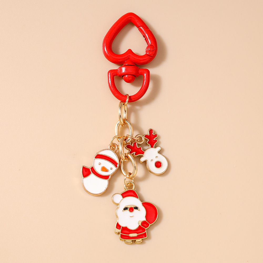 Penguin Festival Christmas Keychain Keyring Netby