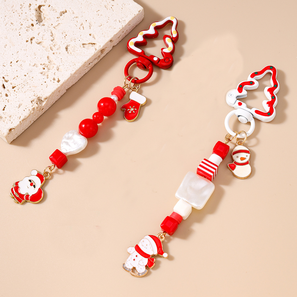 Snowman Festival Christmas Keychain Keyring Netby