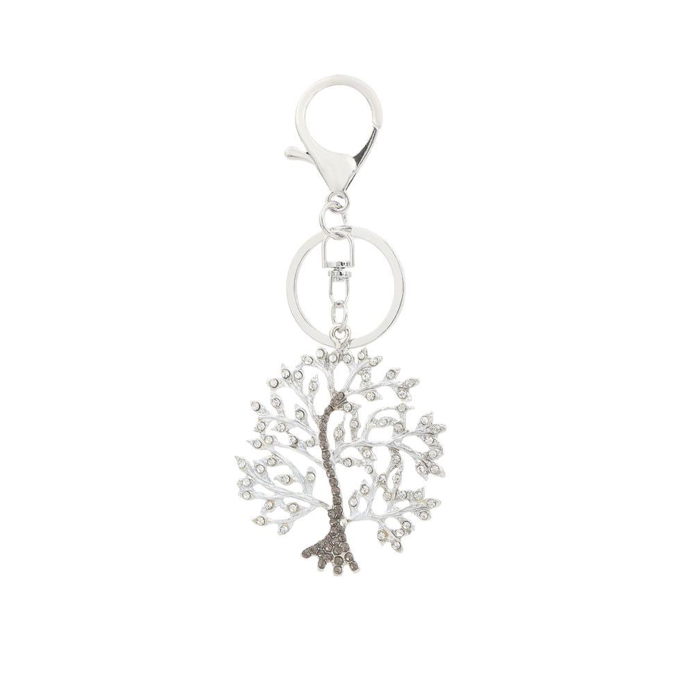 Rhinestone Life Tree Keychain Keyring Netby