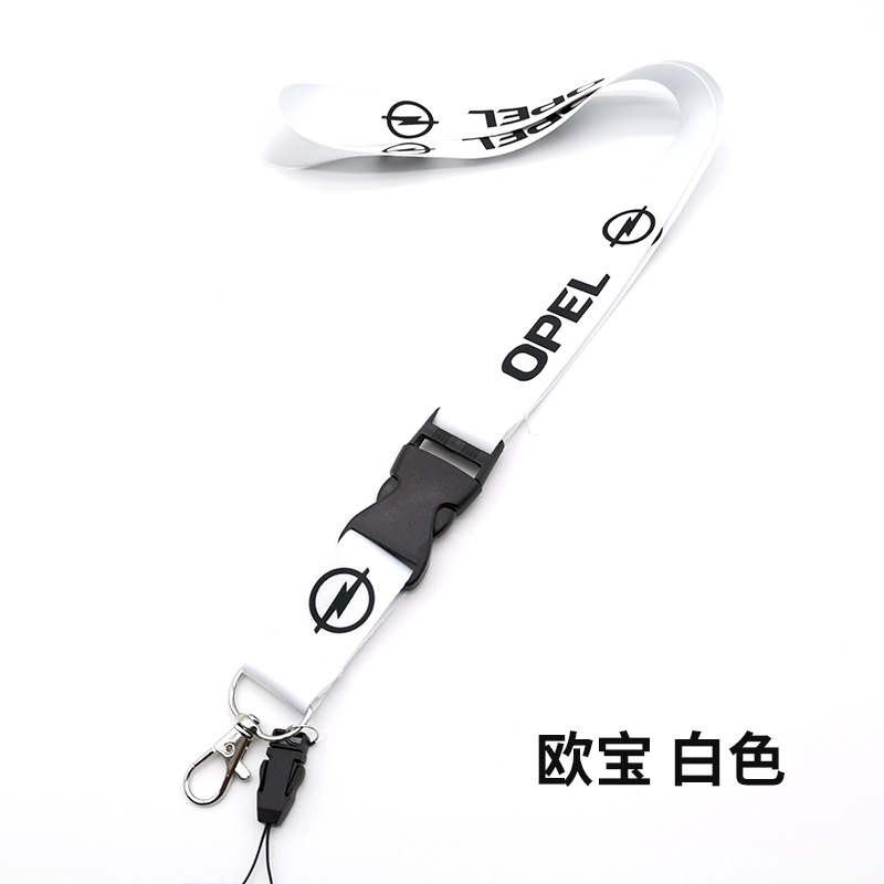 Car Logo Lanyard for BMW TOYOTA VOLKSWAGEN CHEVROLET NISSAN HONDA SKODA OPEL PORSCHE FORD HYUNDAI Netby