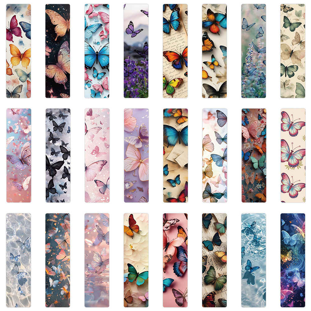 24pcs/pack Cute Creative Paper Bookmarks Netby