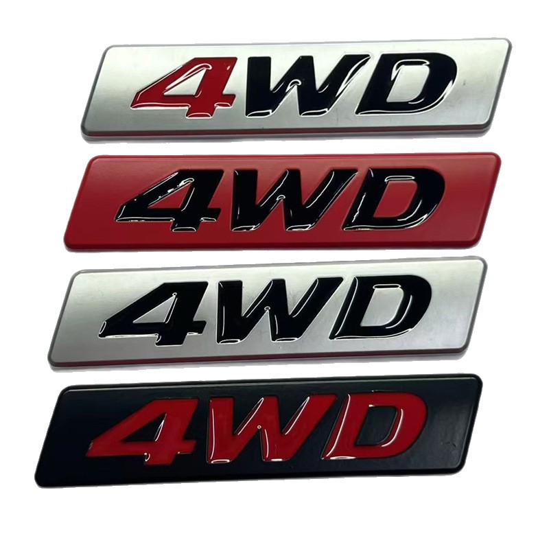 Metal 4WD Car Emblem Badge for Hyundai Netby