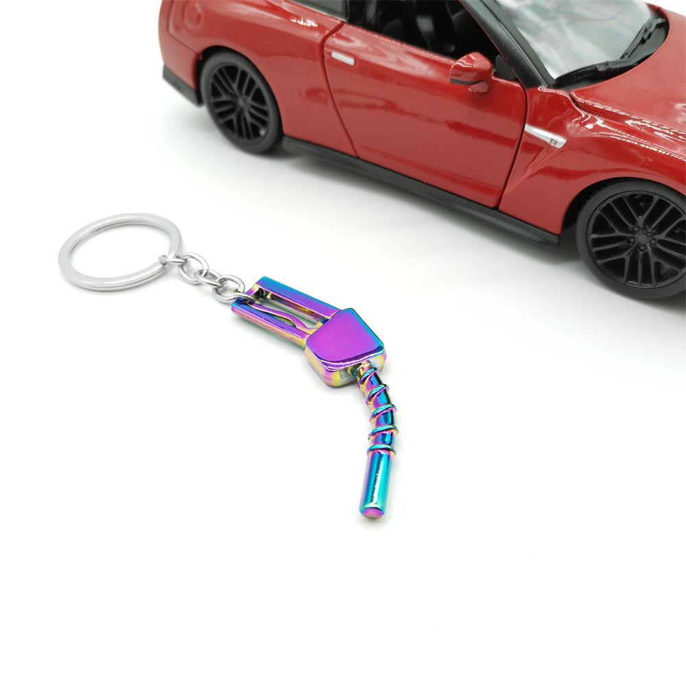 Metal Creative Oil Gun Car Keychain Keyring Keyfob Netby