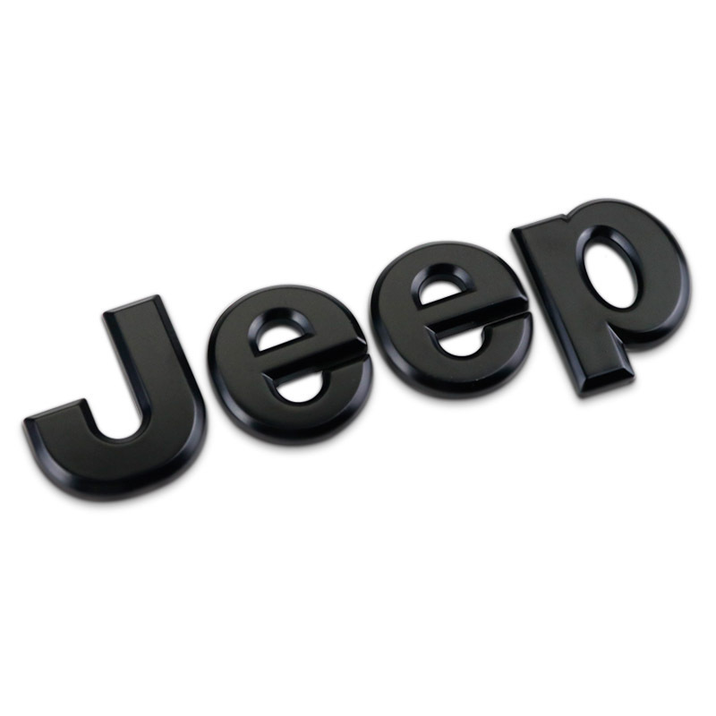 Metal Car Emblem Badge for Jeep Wrangler Grand Cherokee Compass Renegade Netby