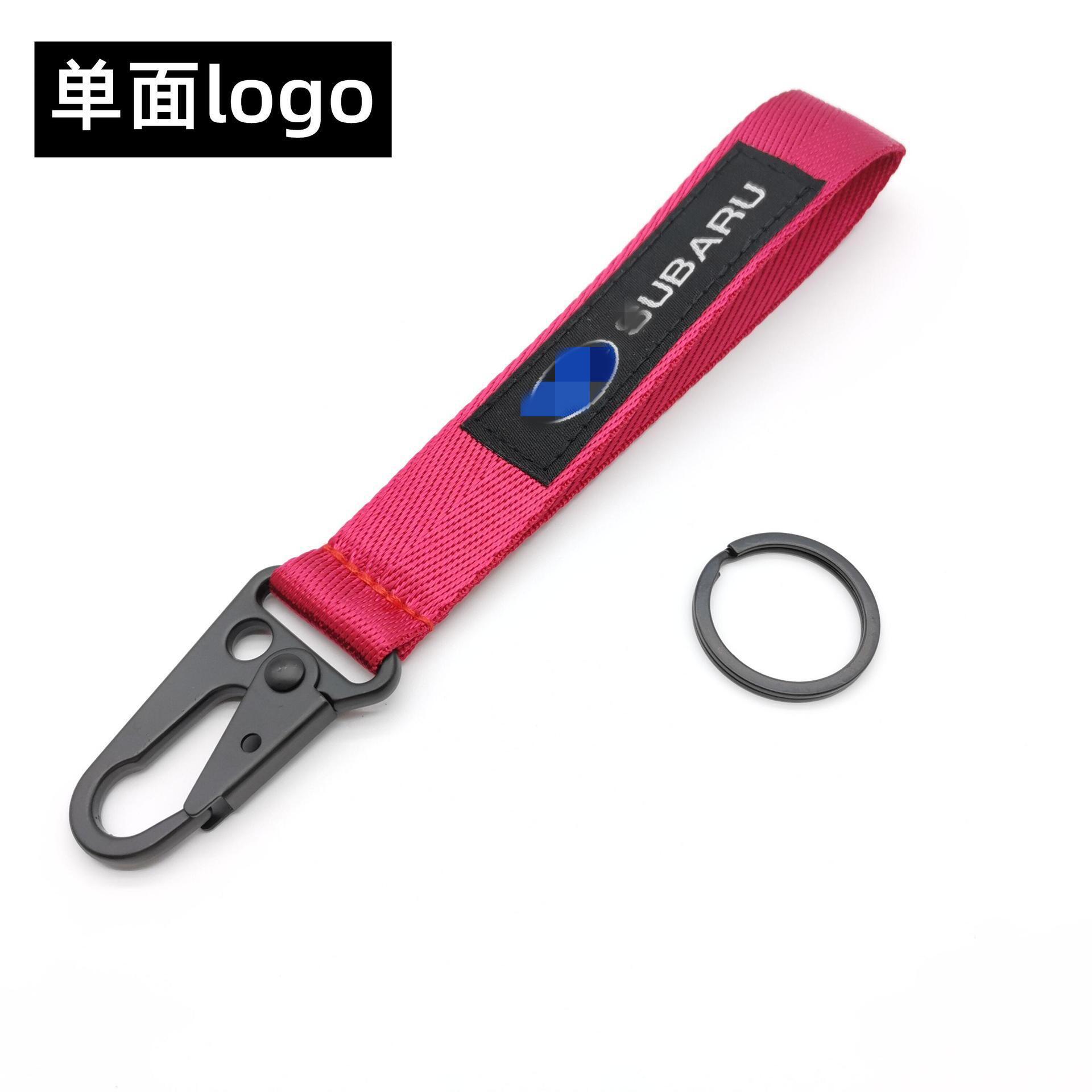 Red Color Eagle Buckle Car Logo Keyring Keychain Keyfob Wrist Strap Netby