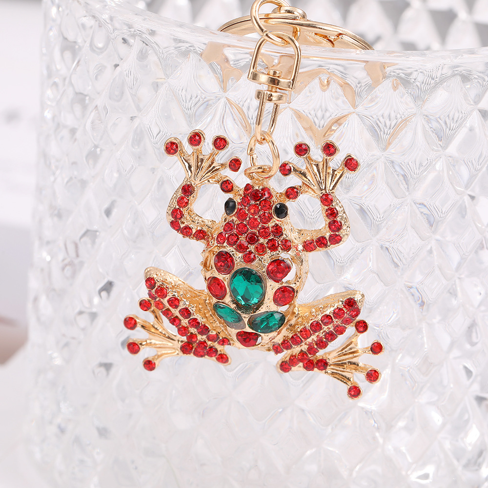 Frog Rhinestone Keychain Keyring Netby