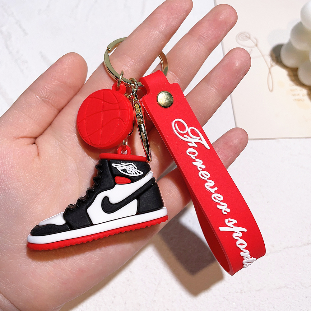 PVC Sports Game Nike AJ Shoe Keychain Keyring Netby