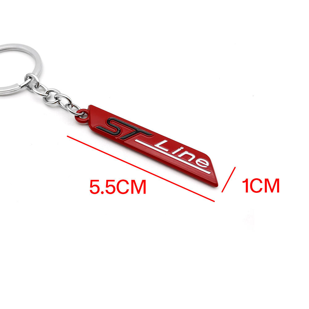 Metal Ford Mondeo Focus ST Line Car Keychain Keyring Keyfob Netby