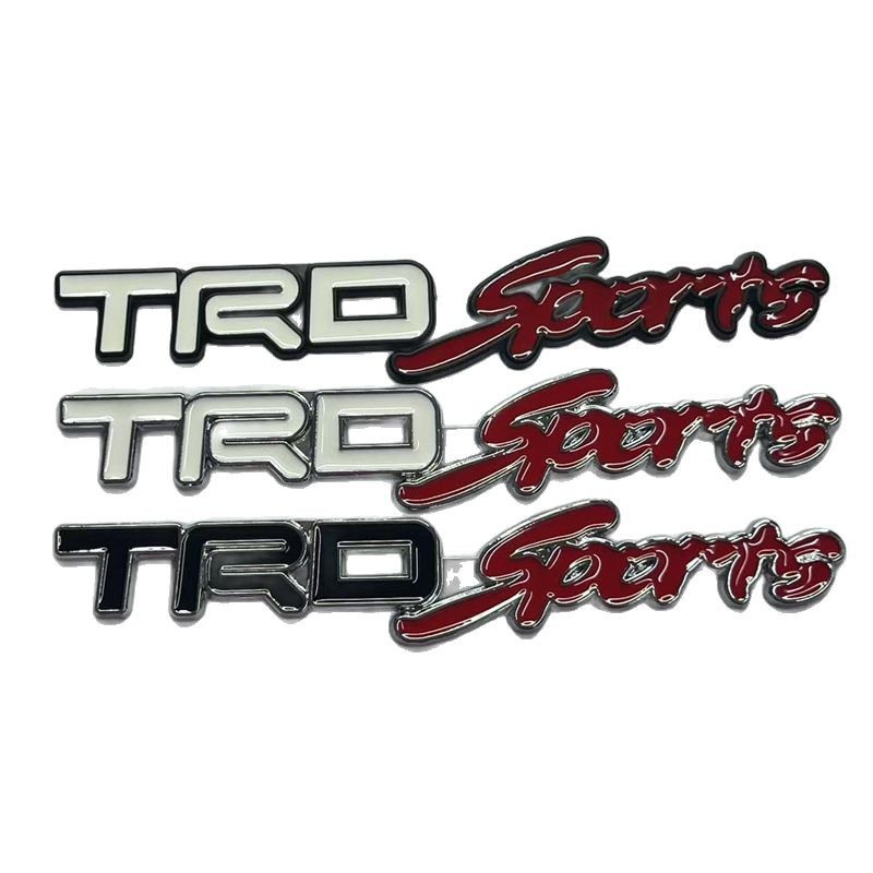 Metal TOYOTA TRD Sports Car Emblem Badge Netby