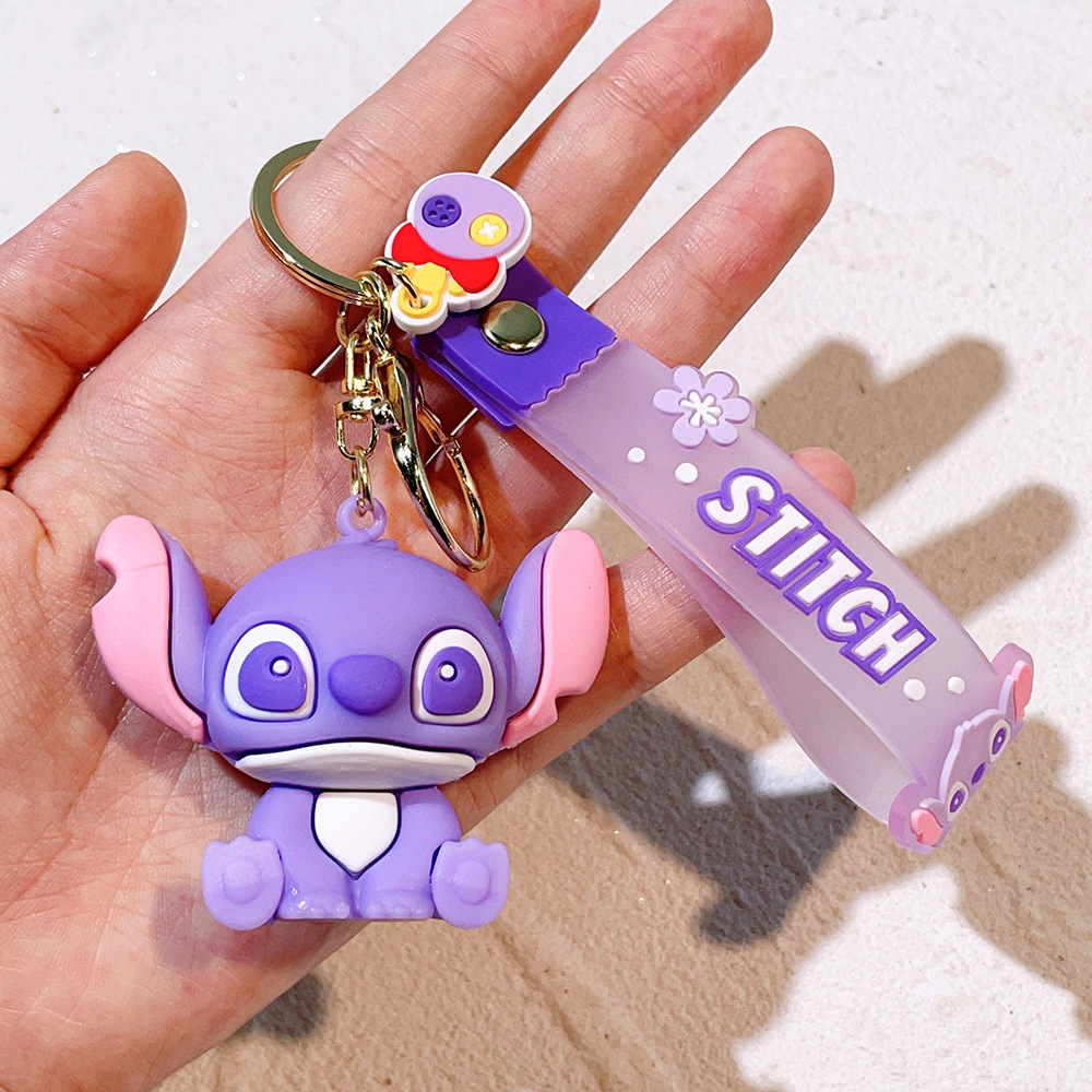 Rubber Stitch Animation Keychain Keyring Netby