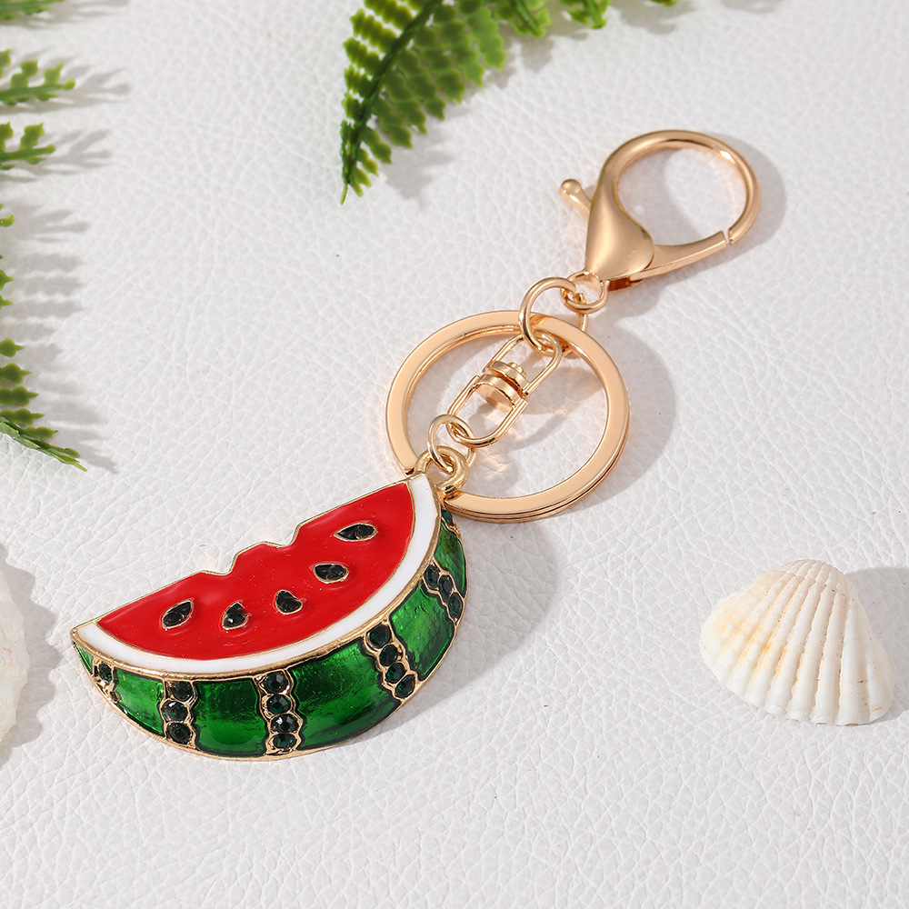 Watermelon Rhinestone Keychain Keyring Netby