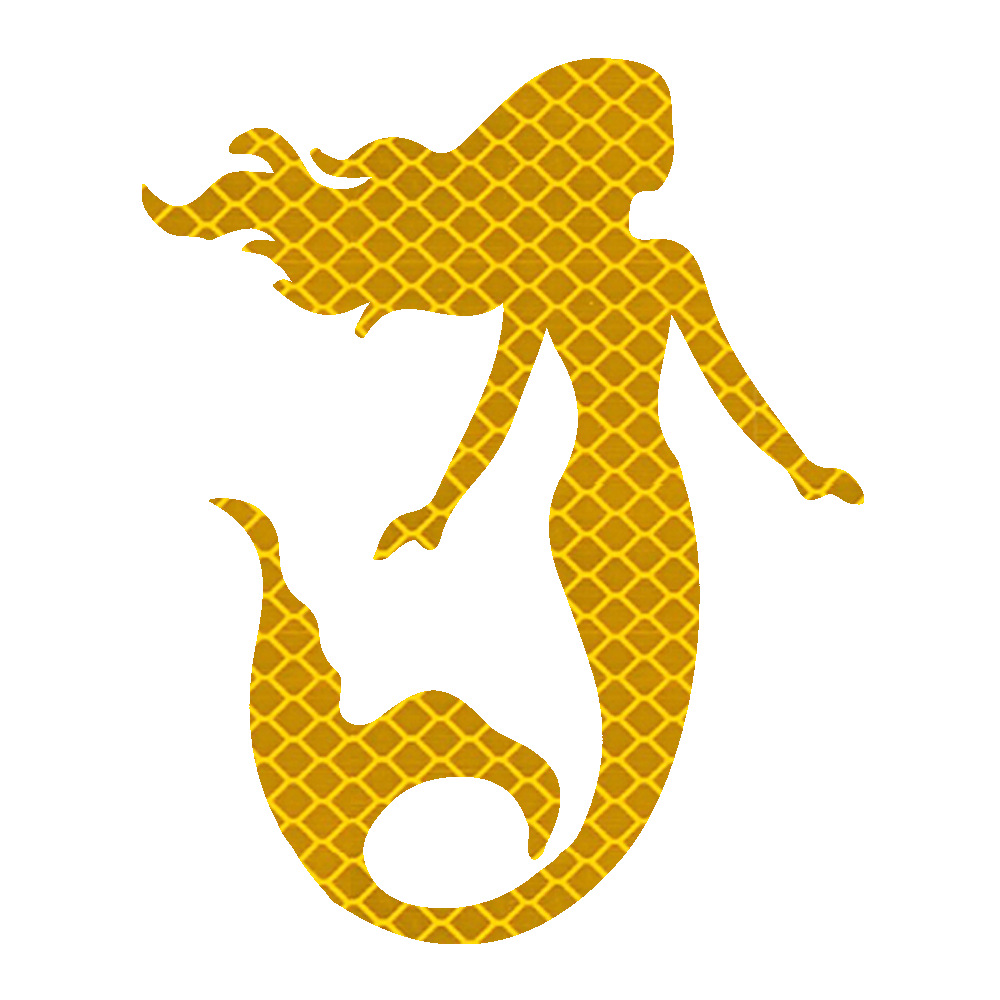Mermaid Reflective Car Sticker Netby