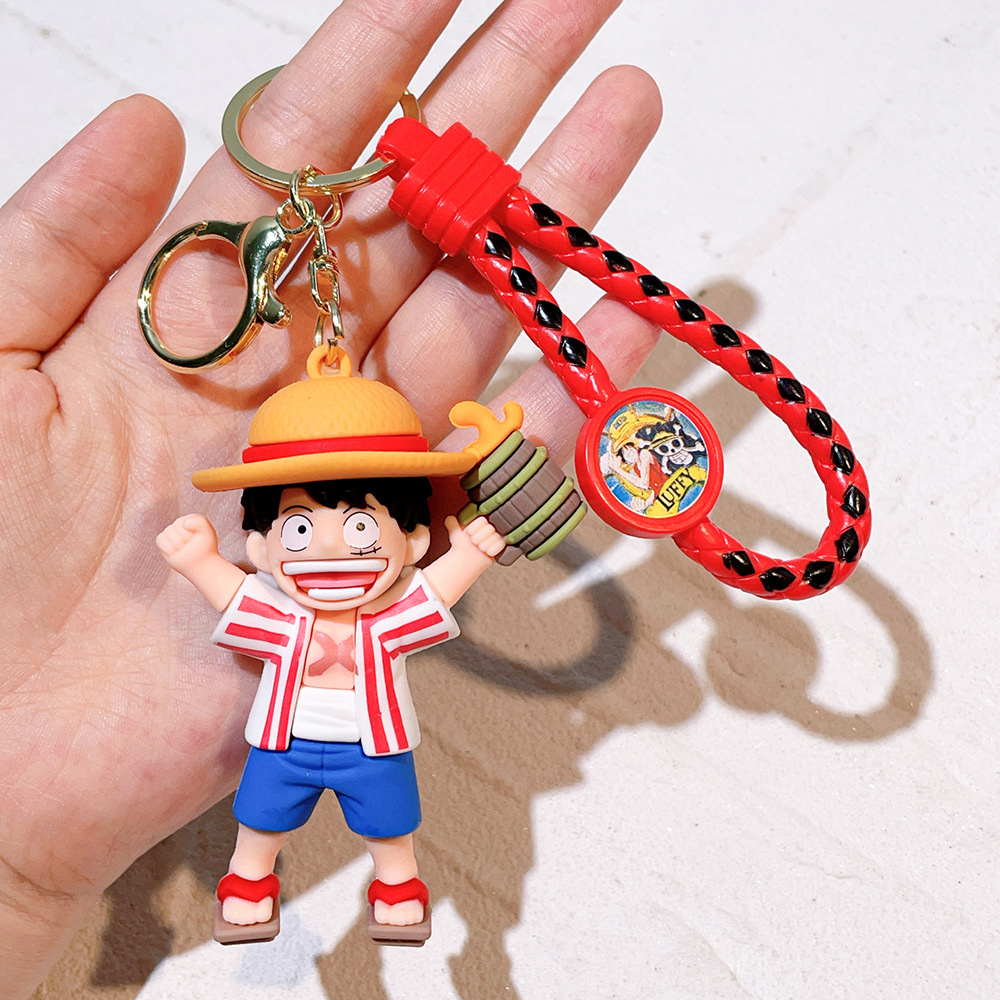 PVC Animation One Piece Keychain Keyring Netby