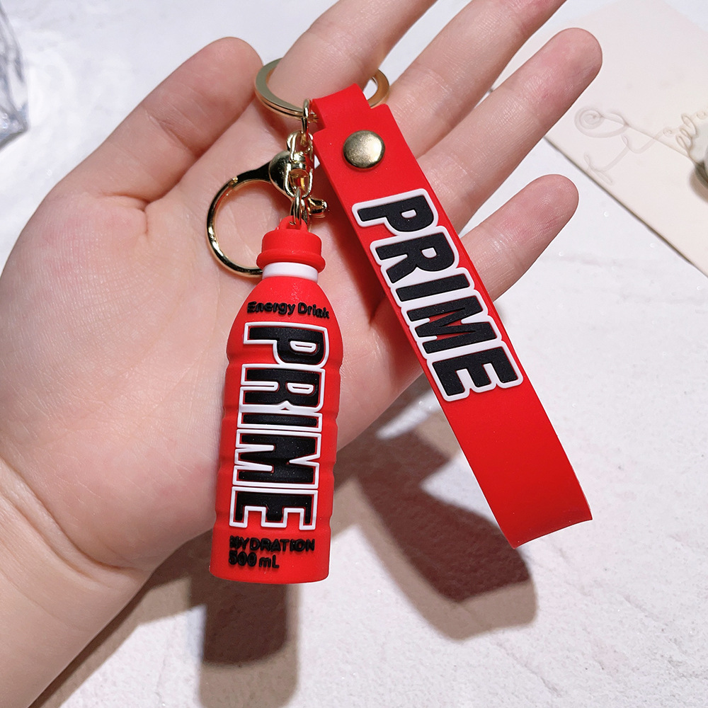 PVC PRIME Energy Drink Bottle Keychain Keyring Outdoor Sports Game Netby