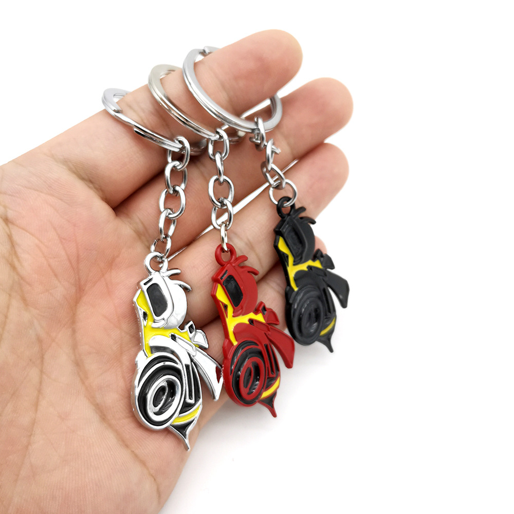 Metal Dodge Challenger Super Bee Car Keychain Keyring Keyfob Netby
