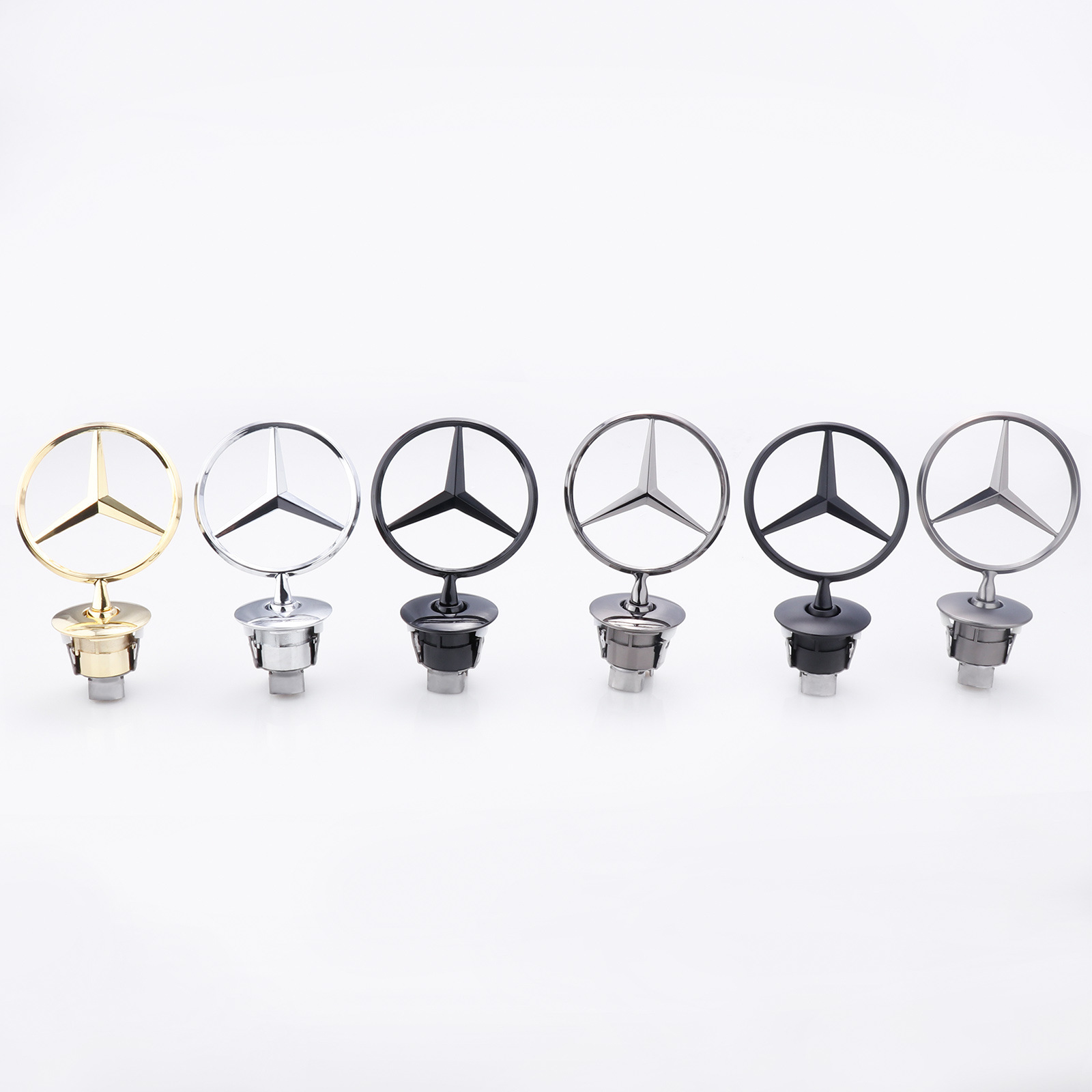 for Mercedes Benz Hood Engine Cover E C S Car Emblem Badge Netby