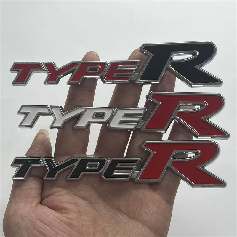 Metal TypeR Car Emblem Badge for Honda CIVIC Netby