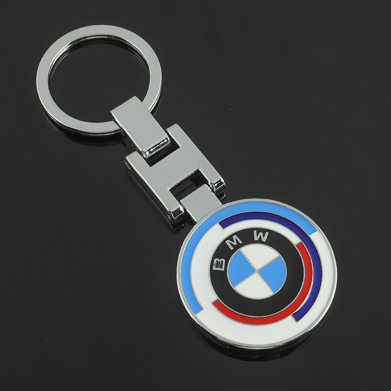 Metal H Buckle Car Keychain Keyring Keyfob for BMW 50th Anniversary Netby