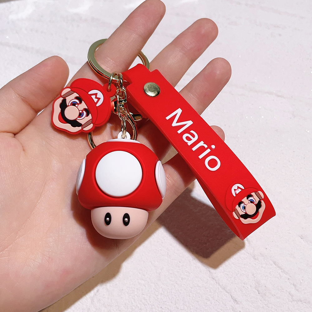 Video Game Super Mario Keychain Keyring Netby