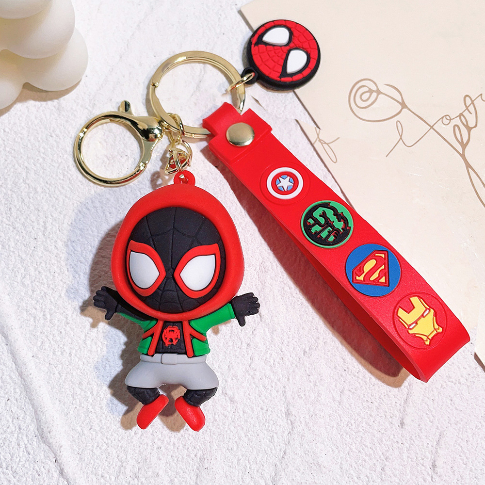 Movie Avengers Spiderman Keychain Keyring Netby