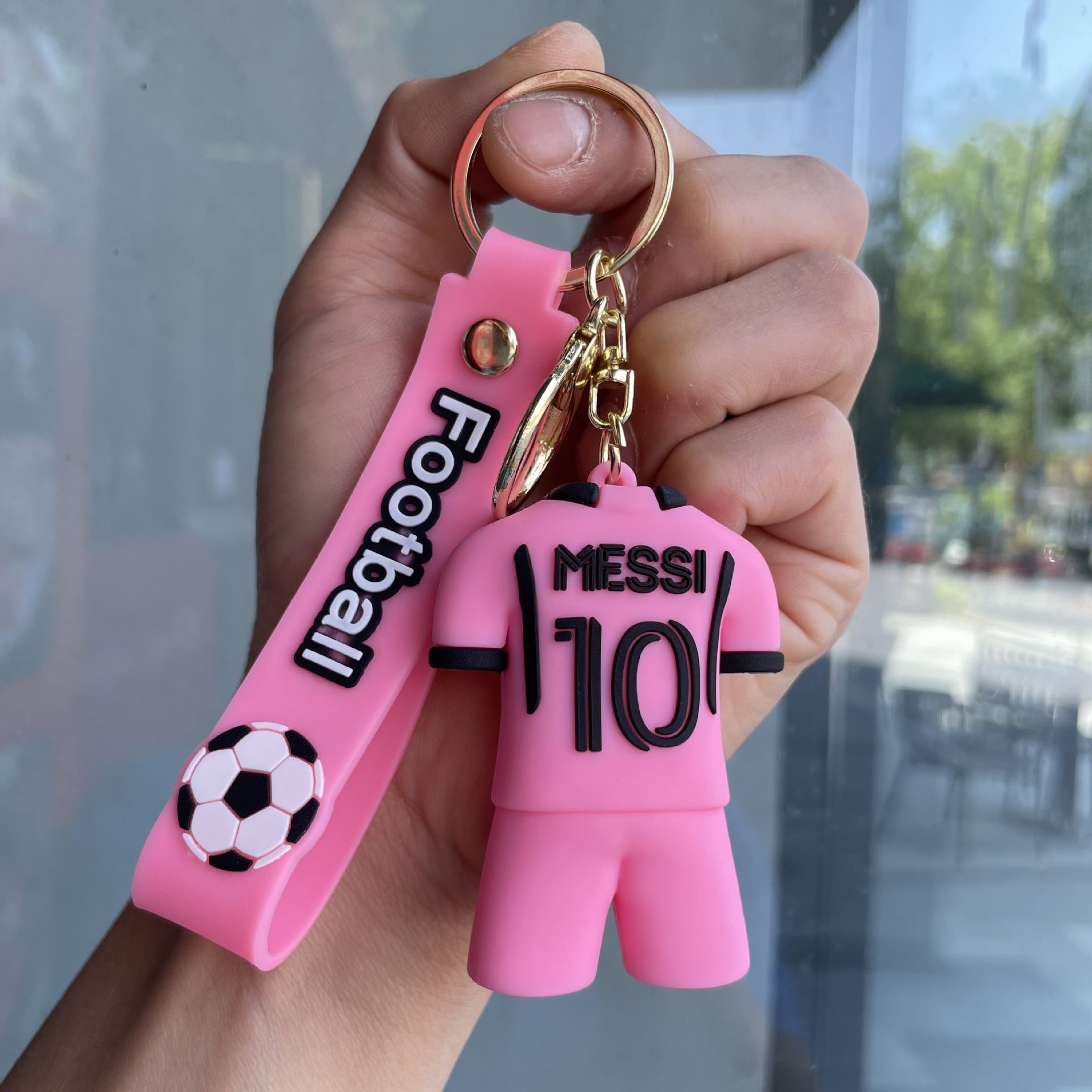 Silicon Sports Game Football Soccer Star Jerseys Keychain Keyring Netby