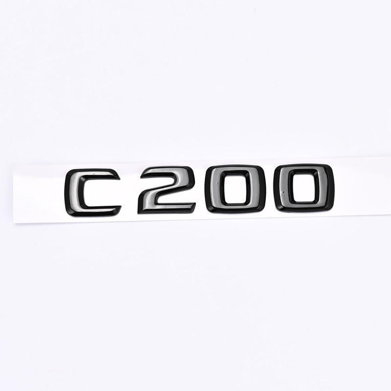 ABS Plastic Car Sticker for Mercedes Benz logo C180 C200 C230 C260 C280 C300 Netby