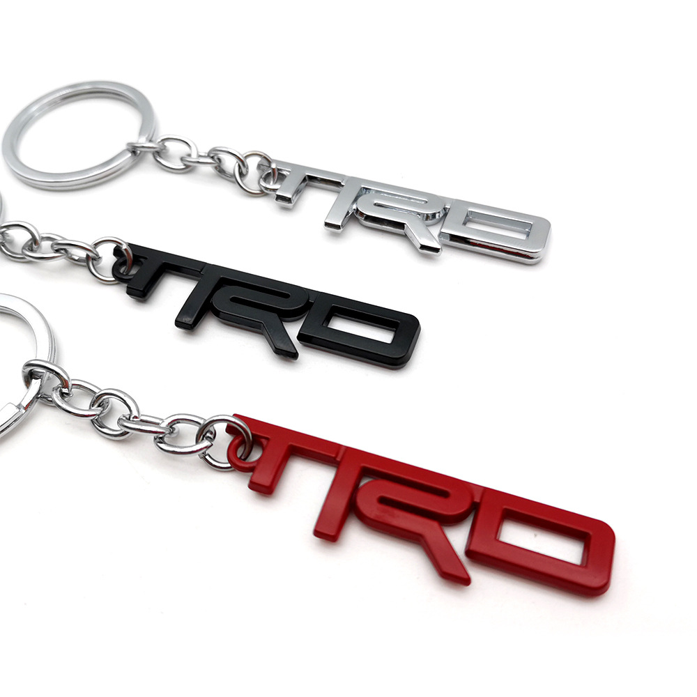 Metal Toyota TRD Car Keychain Keyring Keyfob Netby