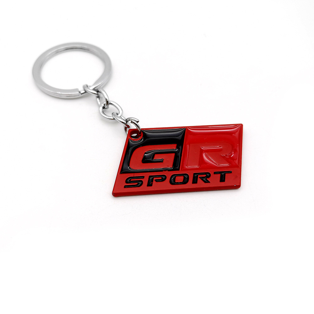 Metal Toyota GR SPORT Car Keyring Keychain Keyfob Netby