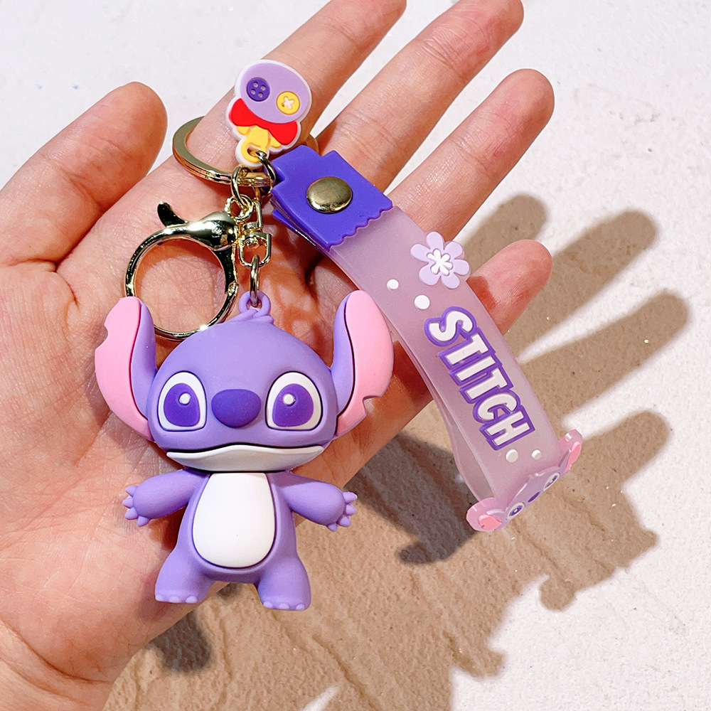 Rubber Stitch Animation Keychain Keyring Netby