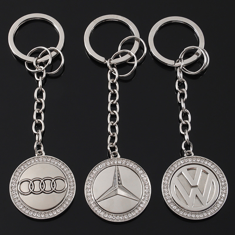 3D Metal Car Logo Keychain Keyring Keyfob for Audi VW Volkswagen Benz BMW Netby