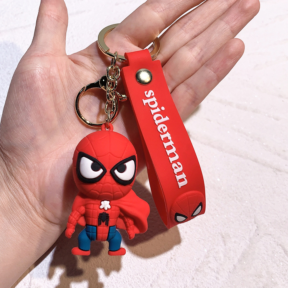 Movie Avengers Spiderman Keychain Keyring Netby
