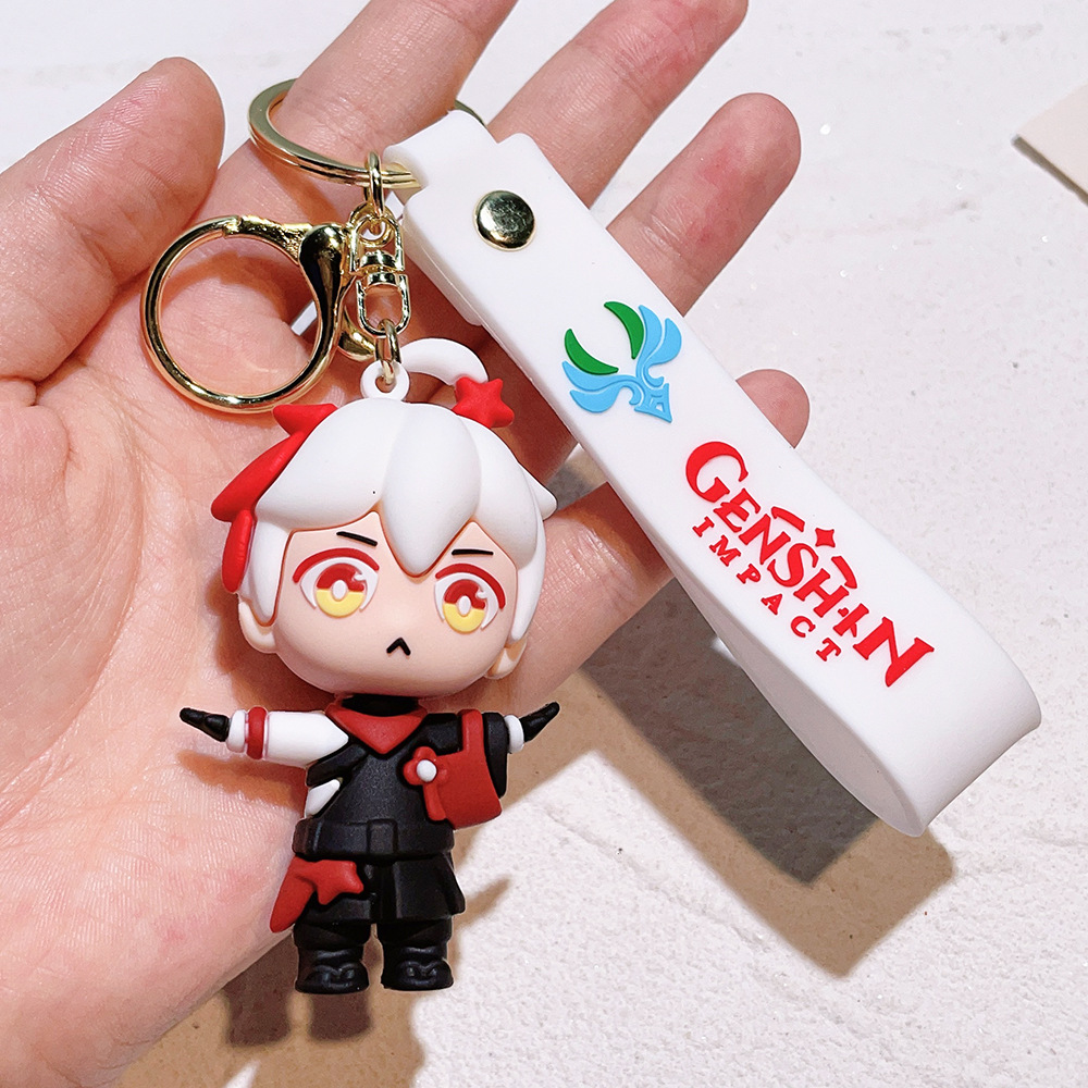PVC Video Game GENSHIN IMPACT Keychain Keyring Netby