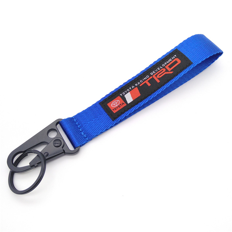 Car Logo Wrist Strap Keyring Keychain Keyfob TRD MUGEN Nismo Ralliart Netby