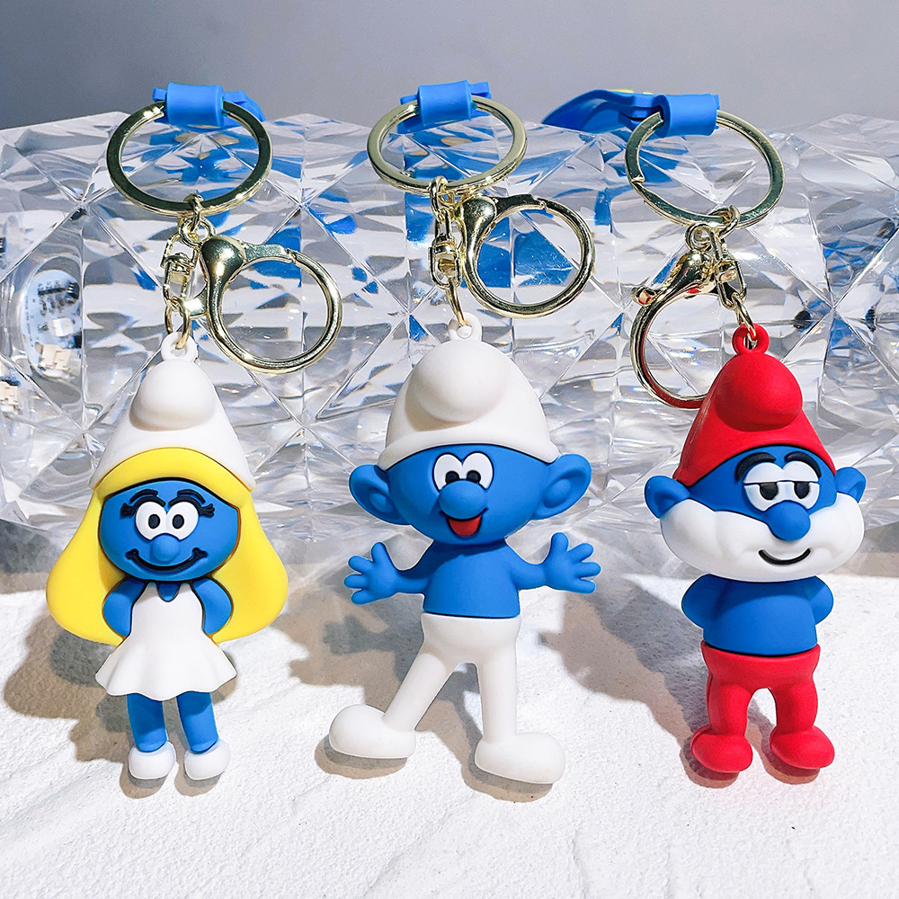 Animation The Smurfs Keychain Keyring Netby